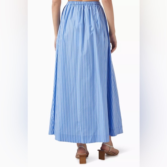Faithful the Brand Scanno Maxi Skirt Blue/White Stripe - Picture 4 of 11